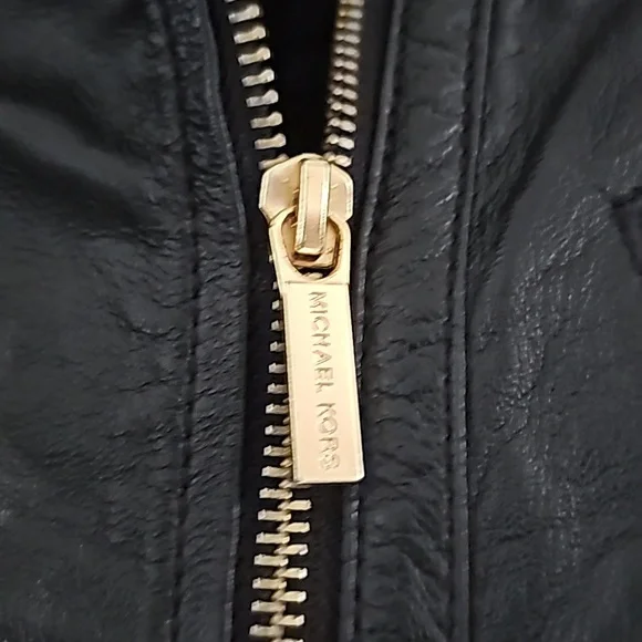 Michael Kors Leather Jacket - Picture 6 of 15